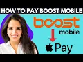How To Pay Boost Mobile With Apple Pay
