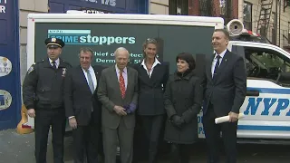 NYPD Unveils New Crime Stoppers Truck