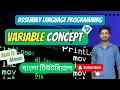 2 Variable Concept in Assembly Language Programming Variables Data Types offset lea in Ass