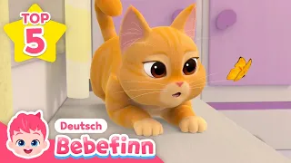Boo, die hübsche aber freche Katze 😼 | Mix | Das Katze-Lied | Bebefinn Deutsch - Kinderlieder