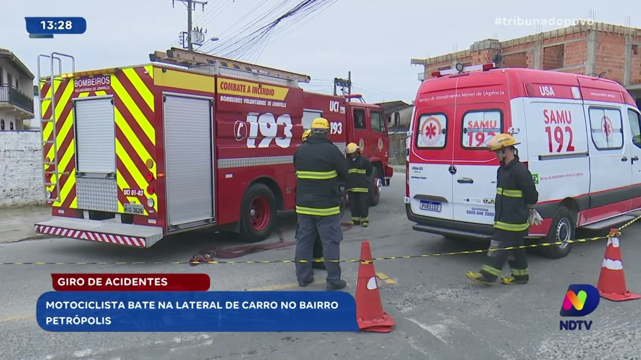 Fim de semana agitado: acidentes de trânsito em Joinville