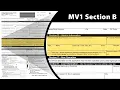 Filling out Section B of the 1 WI Title License Plate Application