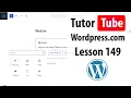 Wordpress com - Lesson 149