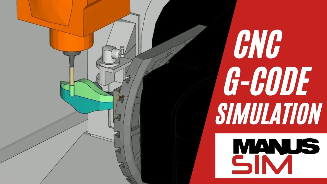MANUSsim - G code CNC simulation and verification software