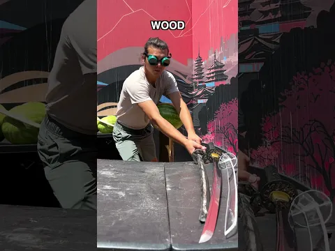 Video Thumbnail: What's The Sharpest homemade Katana?