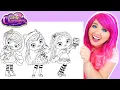 Coloring Little Charmers Hazel Lavender Posie Coloring Pages Prismacolor Paint Markers