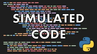 Generative Art - Simulated Code in Python Processing