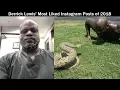 Derrick Lewis Top 10 Most Liked Instagram Posts of 2018
