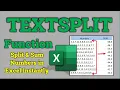 Split Sum Numbers in Excel Instantly with TEXTSPLIT SUM