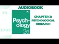 OpenStax Psychology 2e book - Chapter 2 Psychological Research