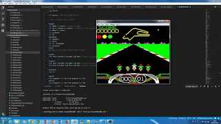 BBC Micro Crazee Rider development in Visual Studio Code