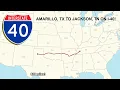 Amarillo TX to Jackson TN A Complete Real Time I-40 Road Trip