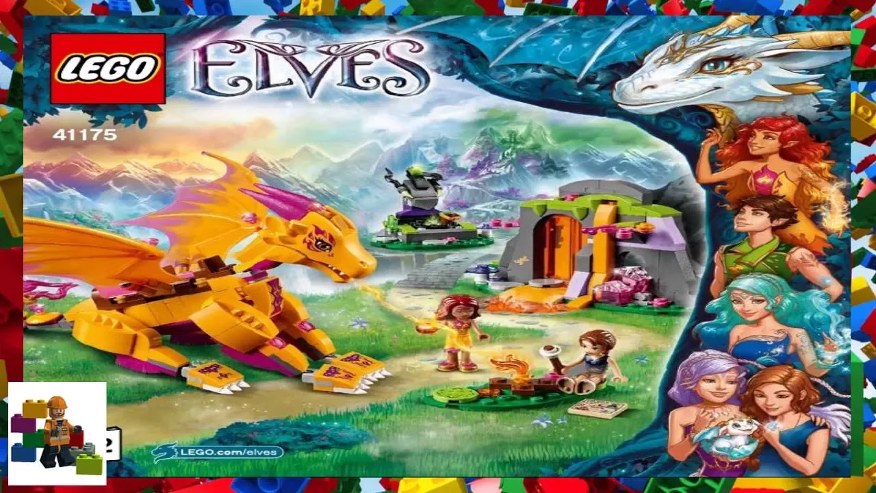 LEGO® Elves - 41175 A tűzsárkány lávabarlangja