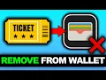 UPDATED 2026 How To Remove Tickets From Apple Wallet iPhone 17