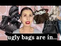 Y2K WON T GO AWAY UGLY looking DESIGNER BAGS Guess Kathy Van Zeeland Marc Jacobs Old Coach
