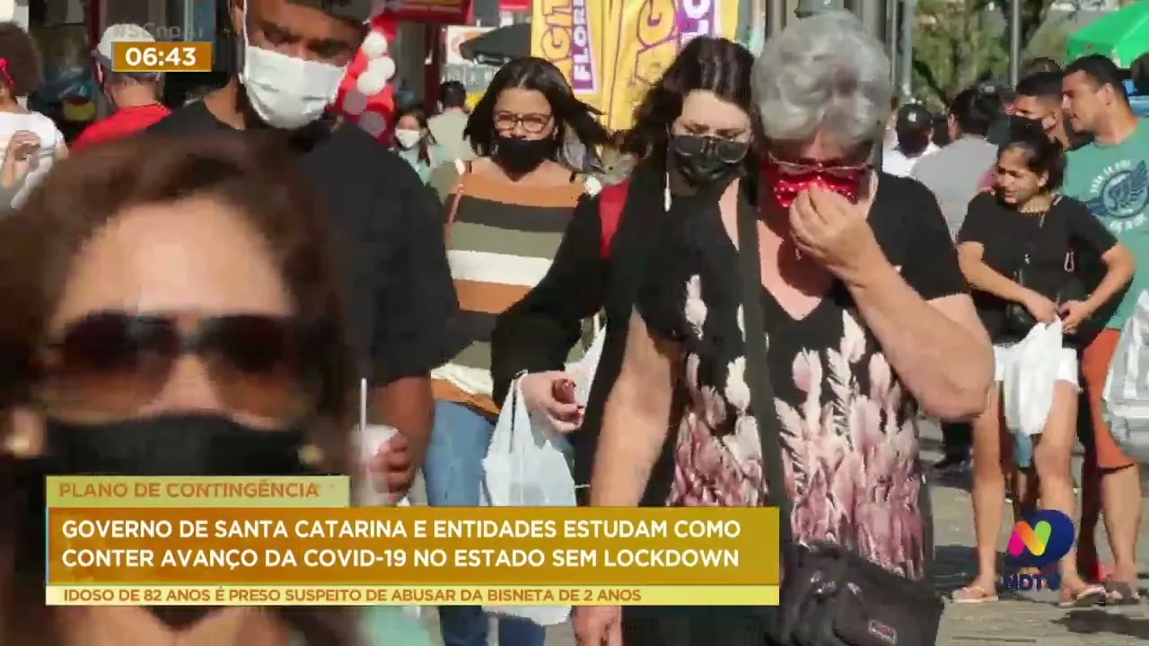 Governo de Santa Catarina e entidades estudam como conter avanço da COVID-19 sem lockdown