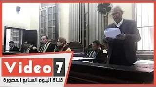 شاهد اول ظهور لشقيق بطرس غالى فى محاكمته بقضية تهريب الاثار الى اوربا 