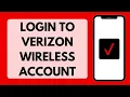 How To Login To Verizon Wireless Account 2026 Full Tutorial