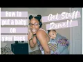HOW TO BABY WEAR AFRICAN STYLE USING A WRAPPER CARRY BABY ON BACK