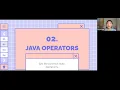 Foundations of Java Class 2