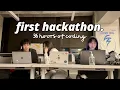 my FIRST hackathon building an ai project in 36 hours