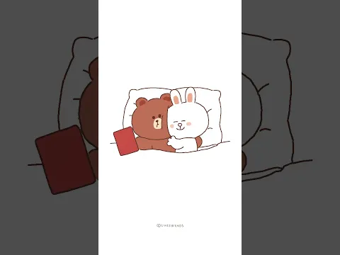 When BROWN is reading π» λΈλΌμ΄μ΄ λ
μν λ π€ LINE FRIENDS #love #couple