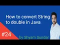 How to convert String to double in Java Shyam Sundae