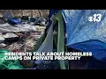 Behind the crisis Columbia residents speak out about homeless camps on private property