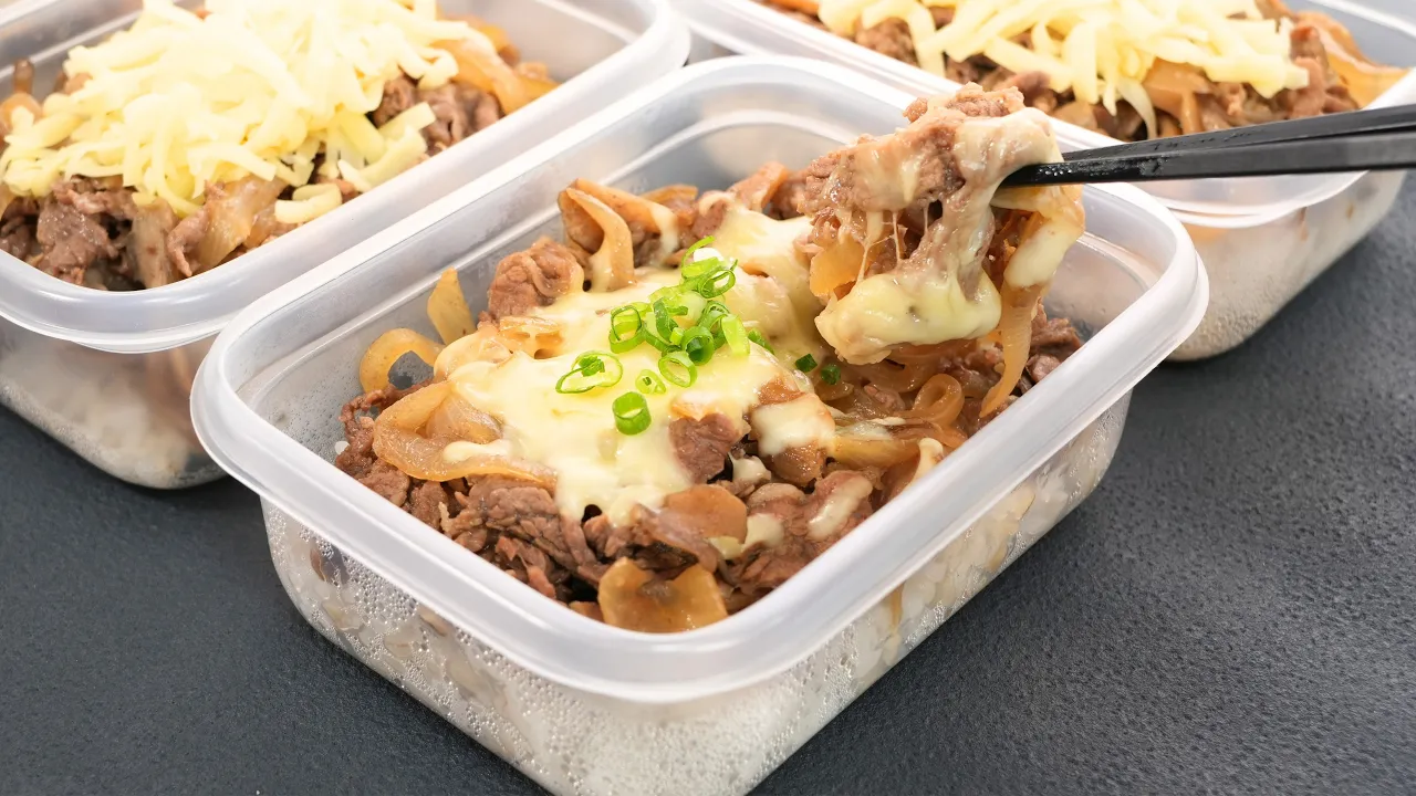 チーズ牛丼弁当
