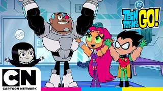 أبطال التايتنز انطلقوا حوض القروش كرتون نتورك 