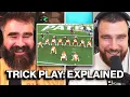 Travis Kelce breaks down the Chiefs wild trick play touc own that had the NFL world buzzing