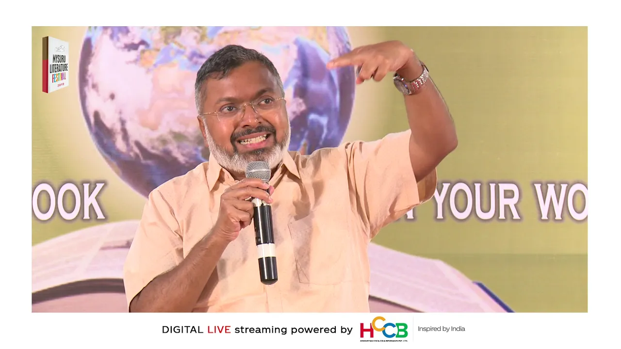 Keynote Session by Dr. Devdutt Pattanaik - Ramayana versus Mahabharata at Mysuru Literature Festival