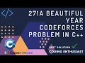 271A beautiful year codeforces problem in c beautiful year codeforces solution
