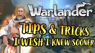 Warlander - BEST Beginners Advanced Guide Gameplay Tips Tricks things I wish I knew sooner