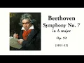 Beethoven: Symphony No. 7 in A major, Op. 92 [Kleiber & VPO] (with Score)
