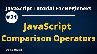 Comparison Operators in JavaScript JavaScript Operators Tutorial Hindi