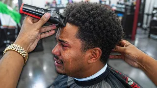 HAIRCUT TUTORIAL: WE CUT IT OFF! MID TAPER | CRISY LINE UP!