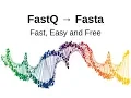 FASTQ to FASTA Fast Easy and Free using linux terminal