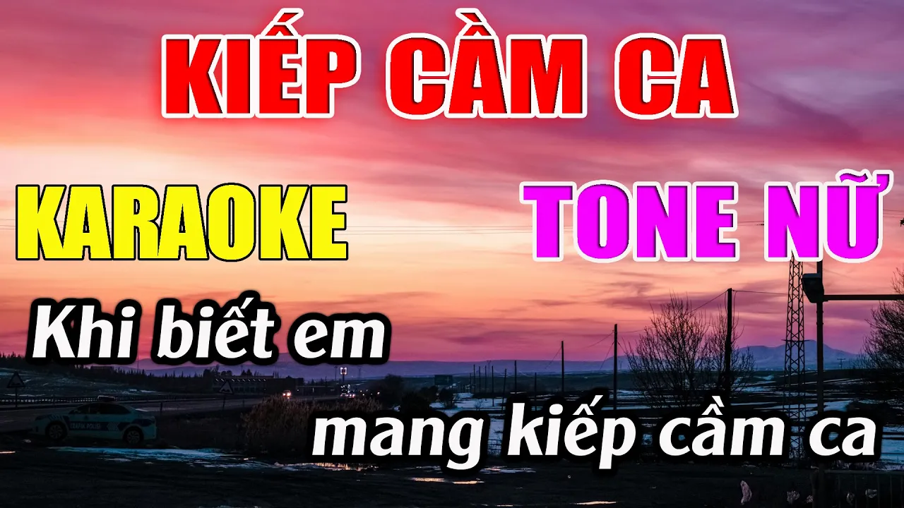 Kiếp Cầm Ca Karaoke Tone Nữ Karaoke Đức Duy - Beat 2024