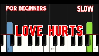 love hurts hd nazareth easy piano