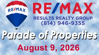 09 August 2026 Parade of Properties