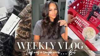 WEEKLY VLOG THIS WAS A ROUGH WEEK FOR ME NEW HAIR RANDOMNESS ALLYIAHSFACE VLOGS
