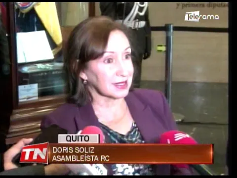 Doris Soliz cuestiona que se haya pedido investigarla por presunto peculado