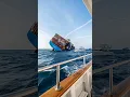 Download Lagu Heart-Stopping Moment:Containers Swept into Sea from Cargo Ship #CargoShipThriller