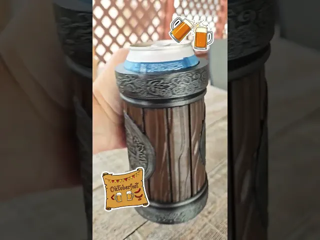 Oktoberfest Stein Can Koozie video thumbnail