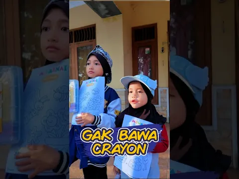 Gak Bawa Crayon 😱 #AtifaAzkara