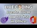 Blazor and Office Add-ins interop between C and JS