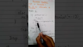 Learn Isc Online Basic Recursive Techniques Part 1