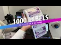 1000 labels in 6 minutes with the OKI Pro1050 LED Printer
