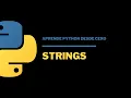 2 3 Que es una String en Python Aprende Python desde 0